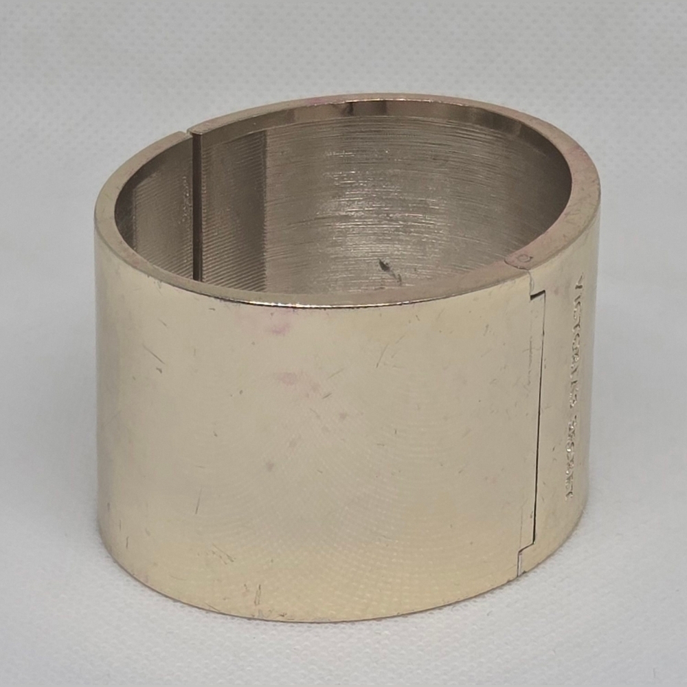Victoria’s Secret Gold Cuff Bracelet w/ Crystal Stud Accents – Statement - Picture 4 of 10